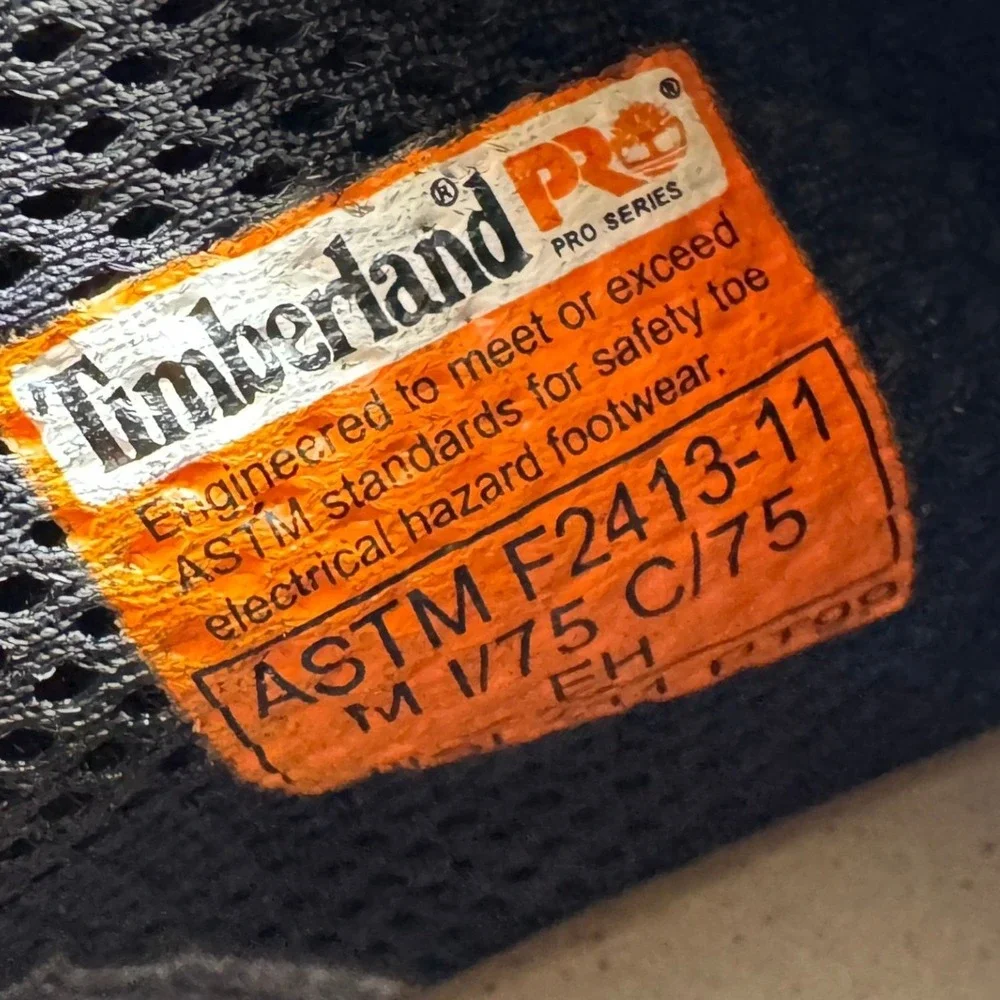 Timberland PRO Titan Mens 12W Brown Leather Safety Toe Work Boots Gorpcore Work